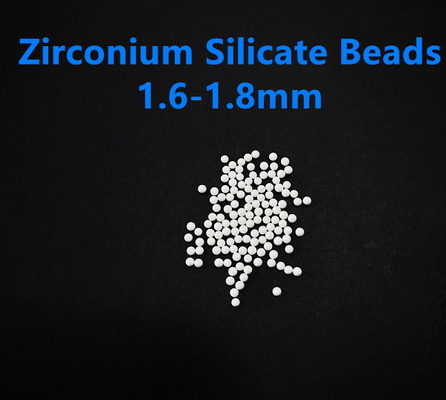 Zirkonium-Kieselsäureverbindung bördelt 1.6-1.8mm ZrO2 65% für Farbe, Beschichtung, Tinte
