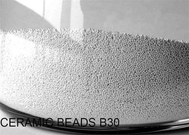 Niedrige Zusammenbruch-Perlen-startendes Material 62% ZrO2 B30 für Metalloberflächen-Reinigung