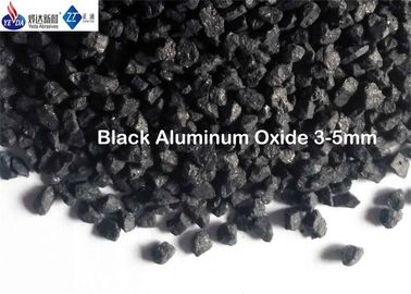 1 - 3 Millimeter /3 - 5mm fixierte schwarzes Aluminiumoxyd-Scheuermittel Tonerde-Antibeleg-Zuschlagstoff
