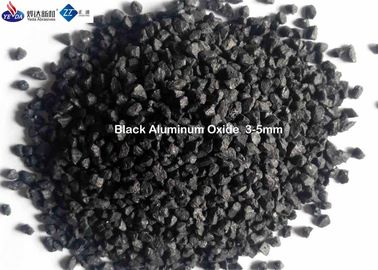 1 - 3 Millimeter /3 - 5mm fixierte schwarzes Aluminiumoxyd-Scheuermittel Tonerde-Antibeleg-Zuschlagstoff