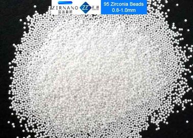 95 Yttria stabilisierte Zirkoniumdioxid-reibende Medien 0,8 - 1.0mm Größe für Färbungs-Streuung
