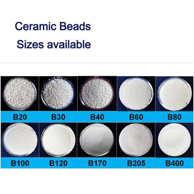 JZB100 Größe 106-180μm Produkte 3C, die Medien keramische Perlen sandstrahlen