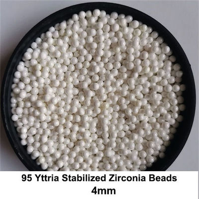 Bördelt Yttrium stabilisiertes Zirkoniumdioxid 95 reibenden Hochviskositätsschlamm der Medien-1.8-2.0mm 2.0-2.2mm