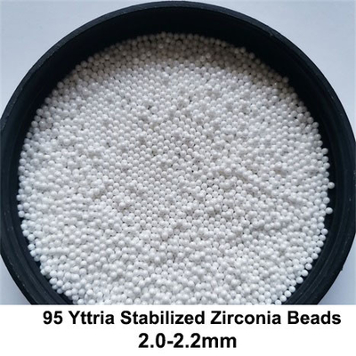 Bördelt Yttrium stabilisiertes Zirkoniumdioxid 95 reibende Medien für die Hochviskositäts- u. hohen Härte-Materialien