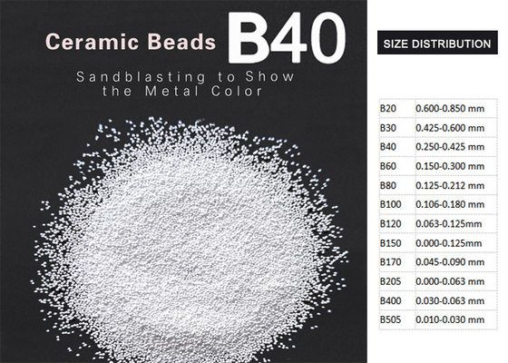 B40, keramische Perlen-startende Formen B60 ZrO2 62%, die Härte 700HV säubern