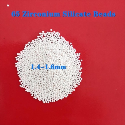 65 Zirkoniumdioxid-Kieselsäureverbindungs-Perlen-keramische reibende Medien 1,4 - 1.6Mm für reibende Streuung