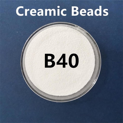 Keramische Perlen-startende Medien des Zirkoniumdioxid-B40 für Metalloberflächenende für das Sandstrahlen der Maschine