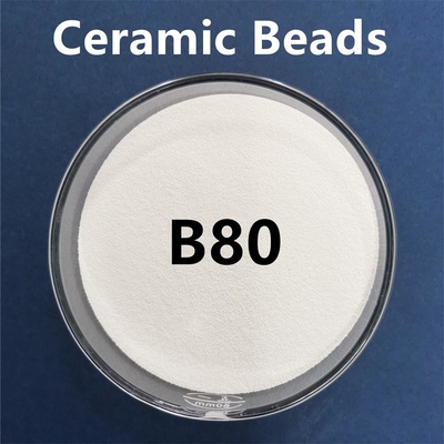 Hohes Zirkoniumdioxid-keramische Perle der Härte-B80, die für das Sandstrahlen der Maschine startet