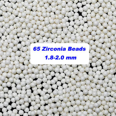 Kieselsäureverbindungs-Bälle des Zirkonium-4.0g/Cm3 65 Perlen, die Medien 1,4 - 1.6mm für Farbe mahlen