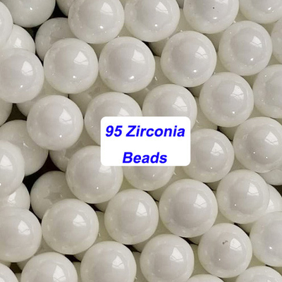 Partikelgröße 0,1-50 mm Zirkonia-Schleifmedien mit einer echten Dichte von 6,05 kg/dm3