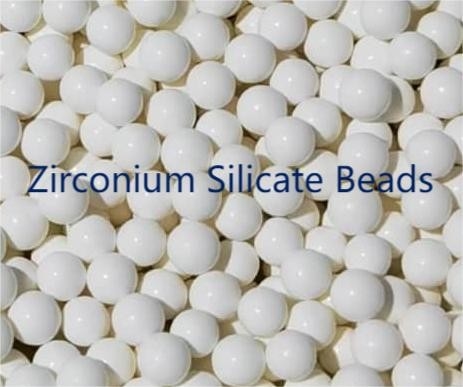 Dichte Zirkonium-Silicat-Perlen Schleifmedien Kugelform für vertikale Schleifmühle