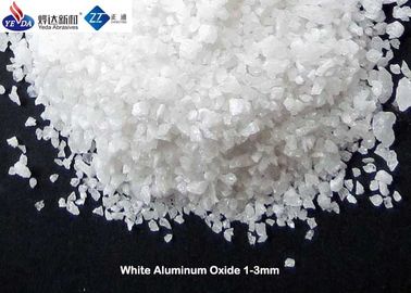 Weiße Größe des hohen Reinheitsgrad-99,2% des Aluminiumoxyd-0 - 1mm/1 - 3mm aufbereitet