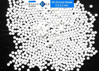 95 keramische Zirkonium-Oxid-Bälle, Weiß 0,1 - 0.2mm Zirkonium-Oxid-Perlen 