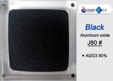 Hoher Reinheitsgrad-Schwarz-Aluminiumoxid-startende Medien Al2O3 80% minimales J16# - J240#