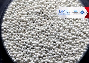 Zirkonium-Kieselsäureverbindungs-Perlen-Schüttdichte 1.4-1.6mm Größe Weiß-65 4 g/cm3 für Farbe/Beschichtungen