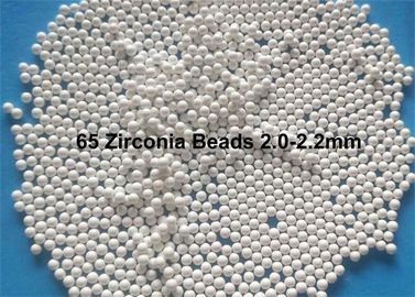 Vertikale Schleifmühle-Zirkonium-Kieselsäureverbindung bördelt 1,6 - 1.8mm/2,0 - 2.2mm 65 Zirkoniumdioxid-Perlen