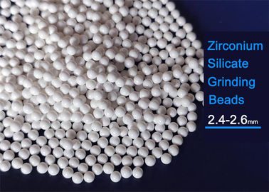 ZrO2 65% Schlagfestigkeits-Weiß-Farbe des Zirkonium-Kieselsäureverbindungs-Ball-900HV des Geschirr-1.1KN
