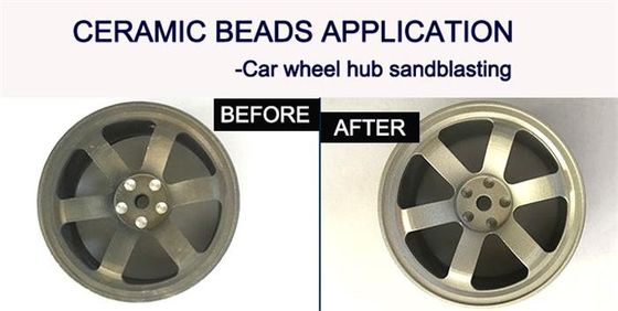 keramische Perlen 180um B100 für die Auto-Rad-Nabe, die Oberflächenbehandlung sandstrahlt