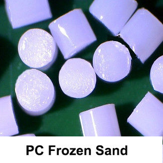 Kälteerzeugender entblitzender Polycarbonat PC gefrorener Sand für Elektronik u. das druckgegossene Entgraten