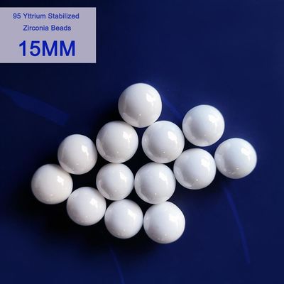 YTZP Yttria stabilisierte Zirkoniumdioxid-reibende Medien-Ball-Größe 15mm