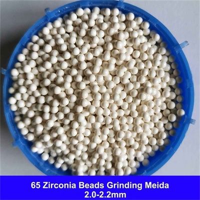 65 das Zirkoniumdioxid-bördelt reibende Medien-Zirkonium-Kieselsäureverbindung 1.8-2.0mm 2.0-2.2mm für Beschichtung u. Farbe