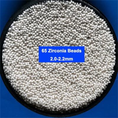 65 das Zirkoniumdioxid-bördelt reibende Medien-Zirkonium-Kieselsäureverbindung 1.8-2.0mm 2.0-2.2mm für Farbe