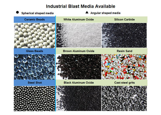 Blasting Media Ceramic Beads Glass Beads Steel Shot  and Brown aluminium oxide