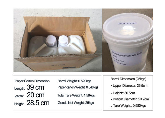 Wet sandblasting media Ceramic Bead B40 250-425μm for titanium alloy surface treatment