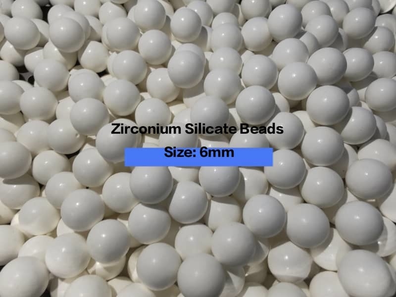 65 Zirkoniumsilikat-Perlen 1,6-1,8 mm Schleifmedien für die Malerei,Tinte
