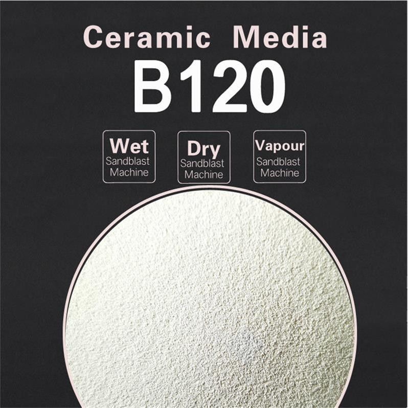 B120 3C Charging Lines ZrO2 Ceramic Blasting Media
